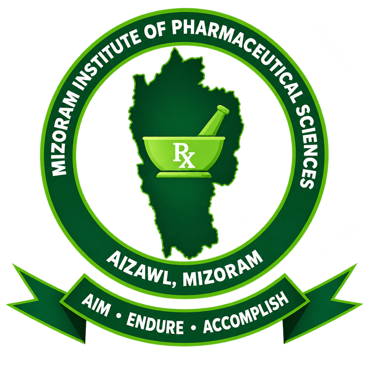 Mizoram Institute of Pharmaceutical Sciences official crest